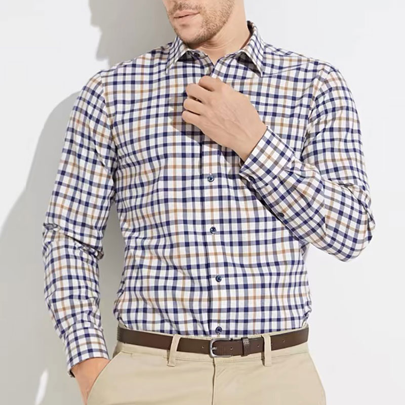 Men Formal Wear For Summer - Heren Shirt Met Lange Mouwen Puur