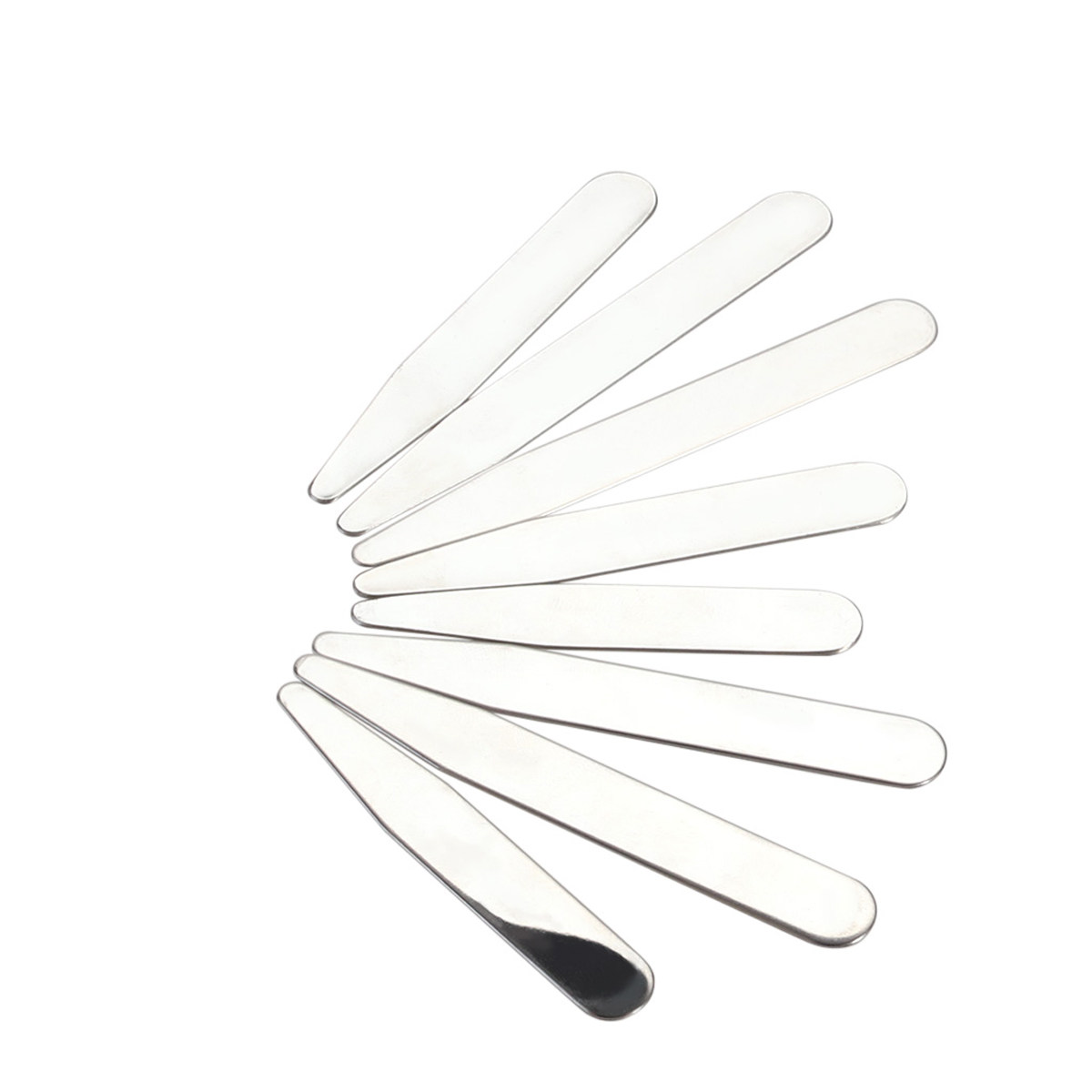 Collar Stay Metal - 8 stuks Premium Kraagsteunen voor overhemden