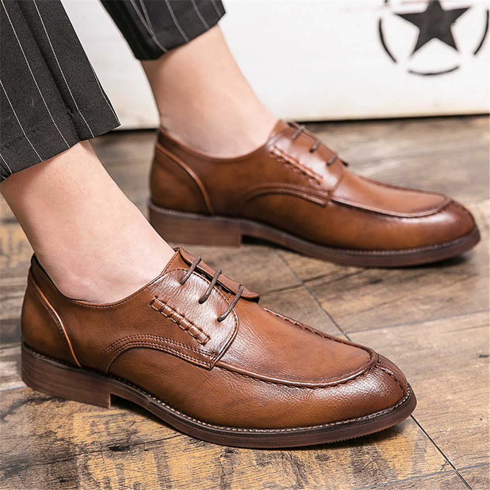 Men Formal Wear For Summer - Elegante antislip grote maat herenschoenen Casual