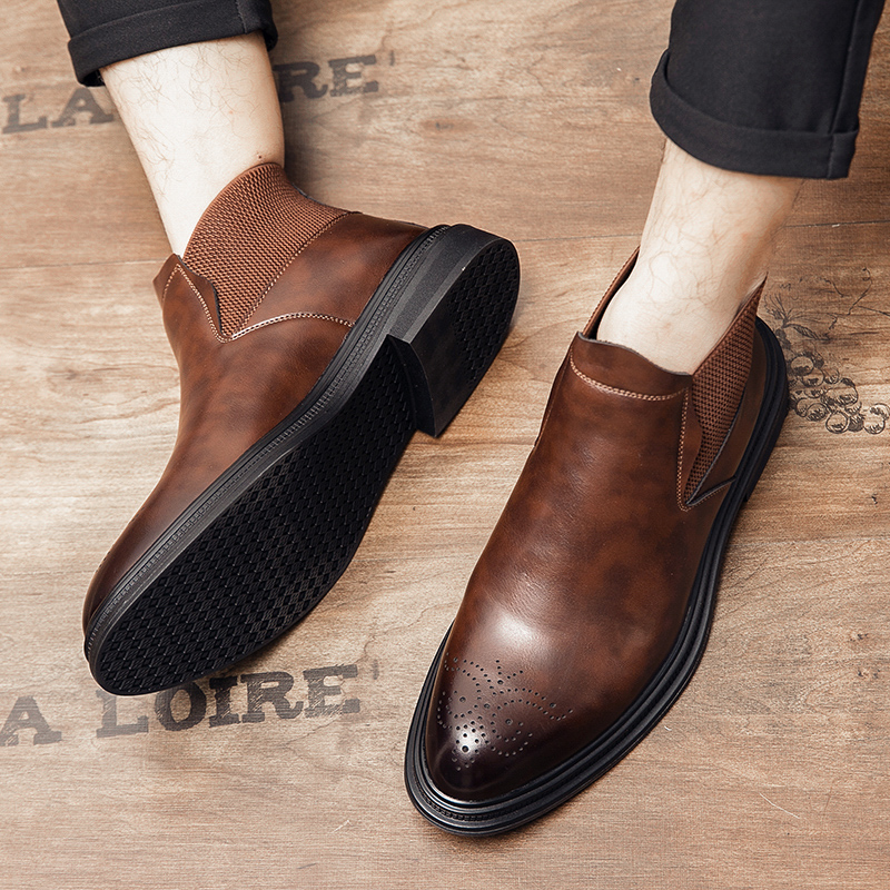Men'S Style Formal Wear - Hoge leren schoenen zijn veelzijdig voor