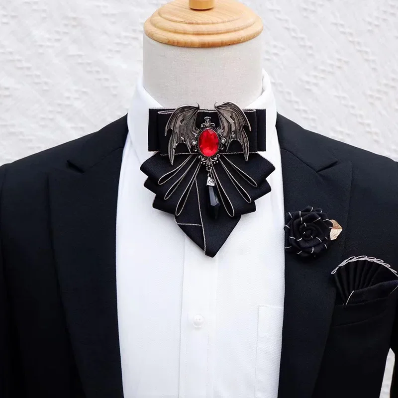 Men Formal Wear Shirts - Heren Vlinderdas Broche Set Britse Koreaanse