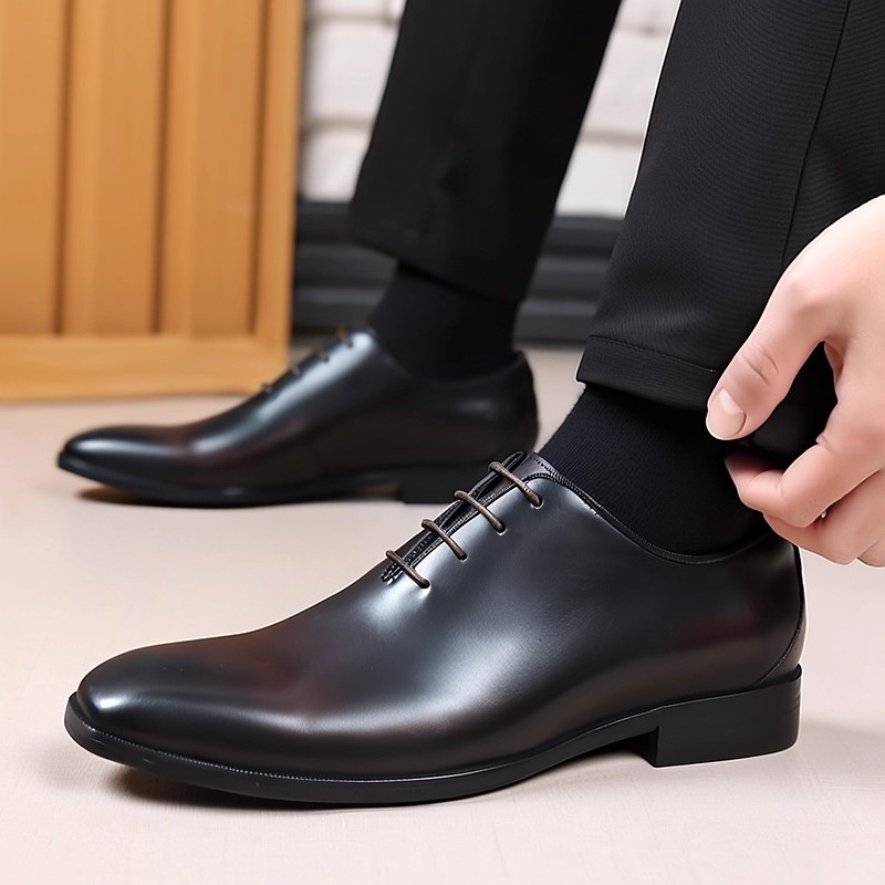 Men Formal Wear Brown - Designer lederen heren Wholecut Oxford schoenen