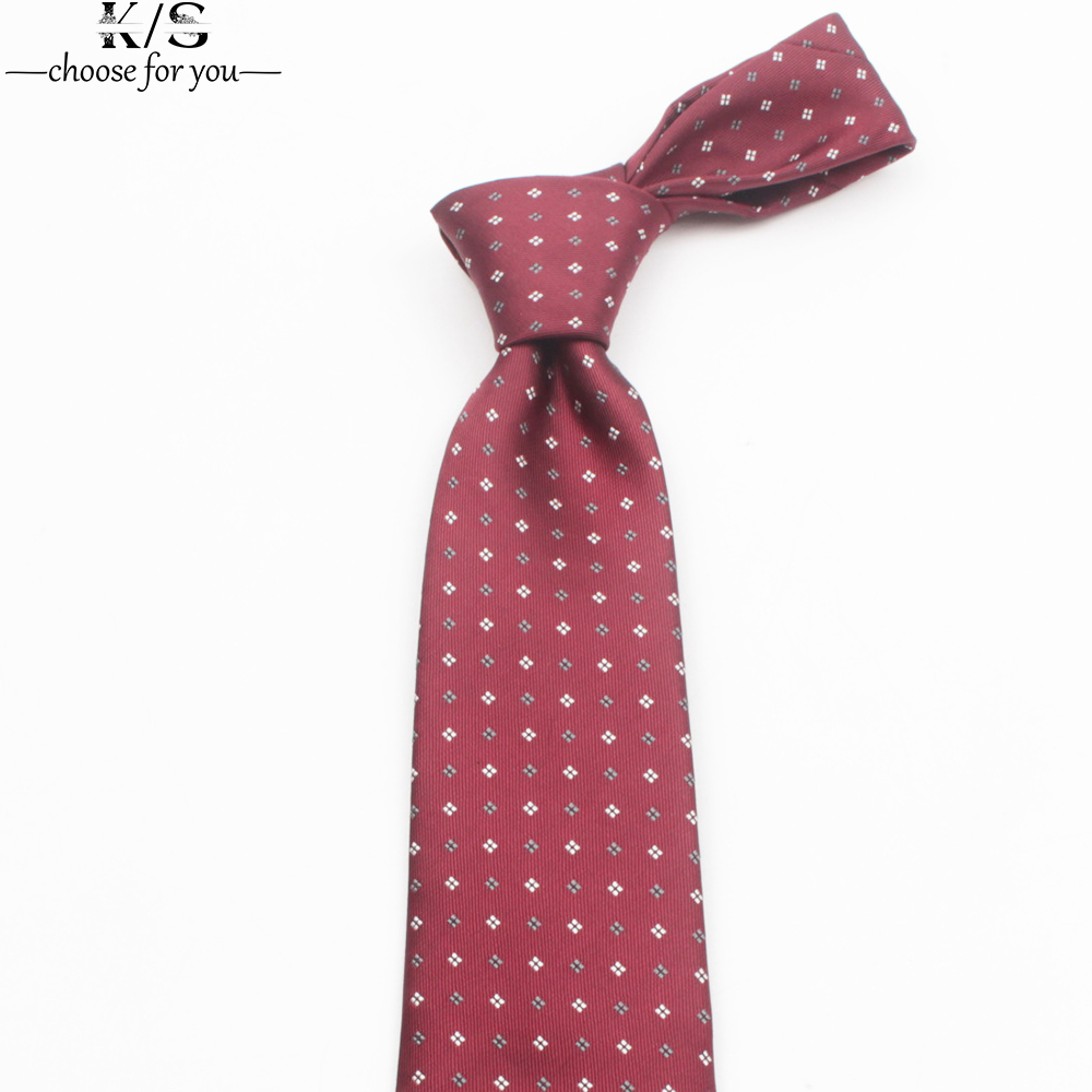 Mannen Stropdas 8Cm Streep Dot - Men Formal Wear Shirts recensie en prijs