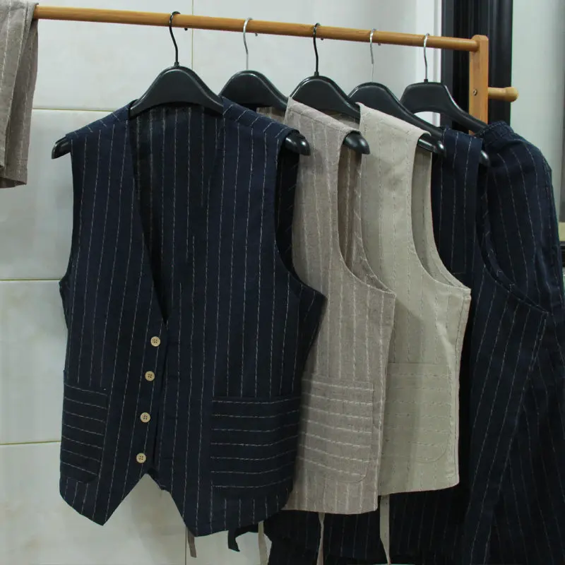 Brits casual linnen vest voor  - Men Formal Wear For Summer recensie en prijs