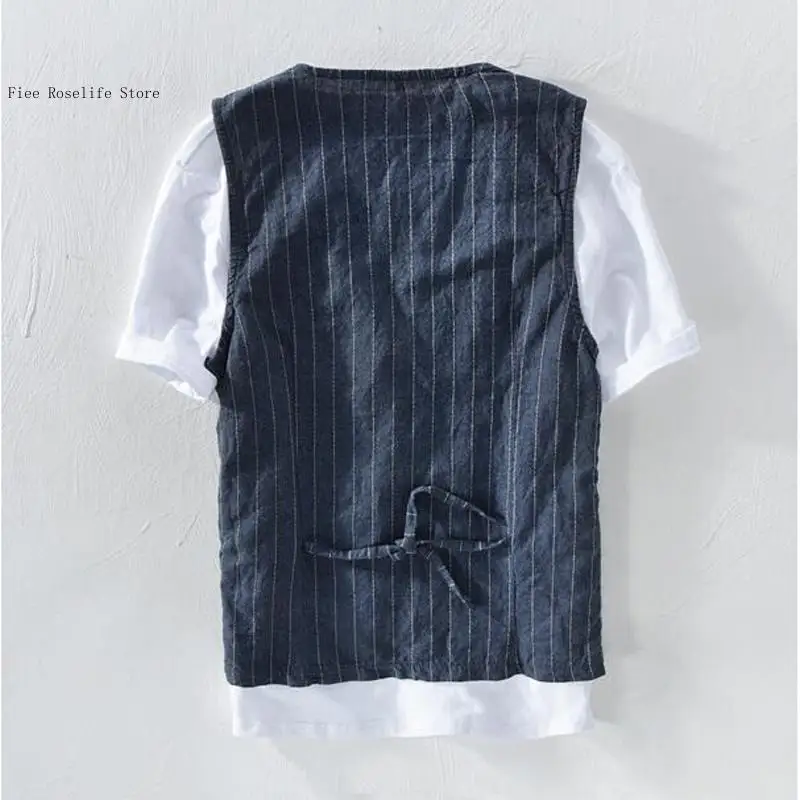 Brits casual linnen vest voor  - Men Formal Wear For Summer recensie en prijs