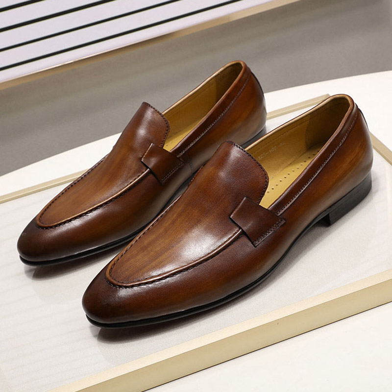 Herfst Zomer Stijl Heren Loafe - Men Formal Wear Brown recensie en prijs