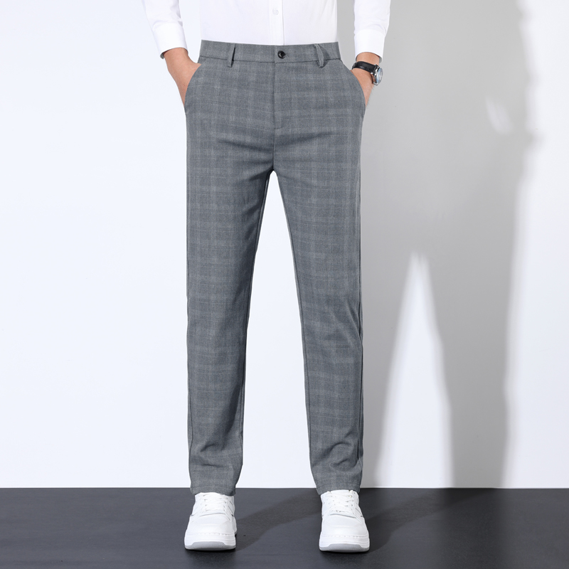 Katoenen geruite gestreepte kl - Men Formal Wear Wedding recensie en prijs