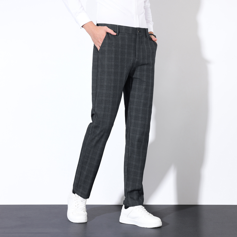 Katoenen geruite gestreepte kl - Men Formal Wear Wedding recensie en prijs