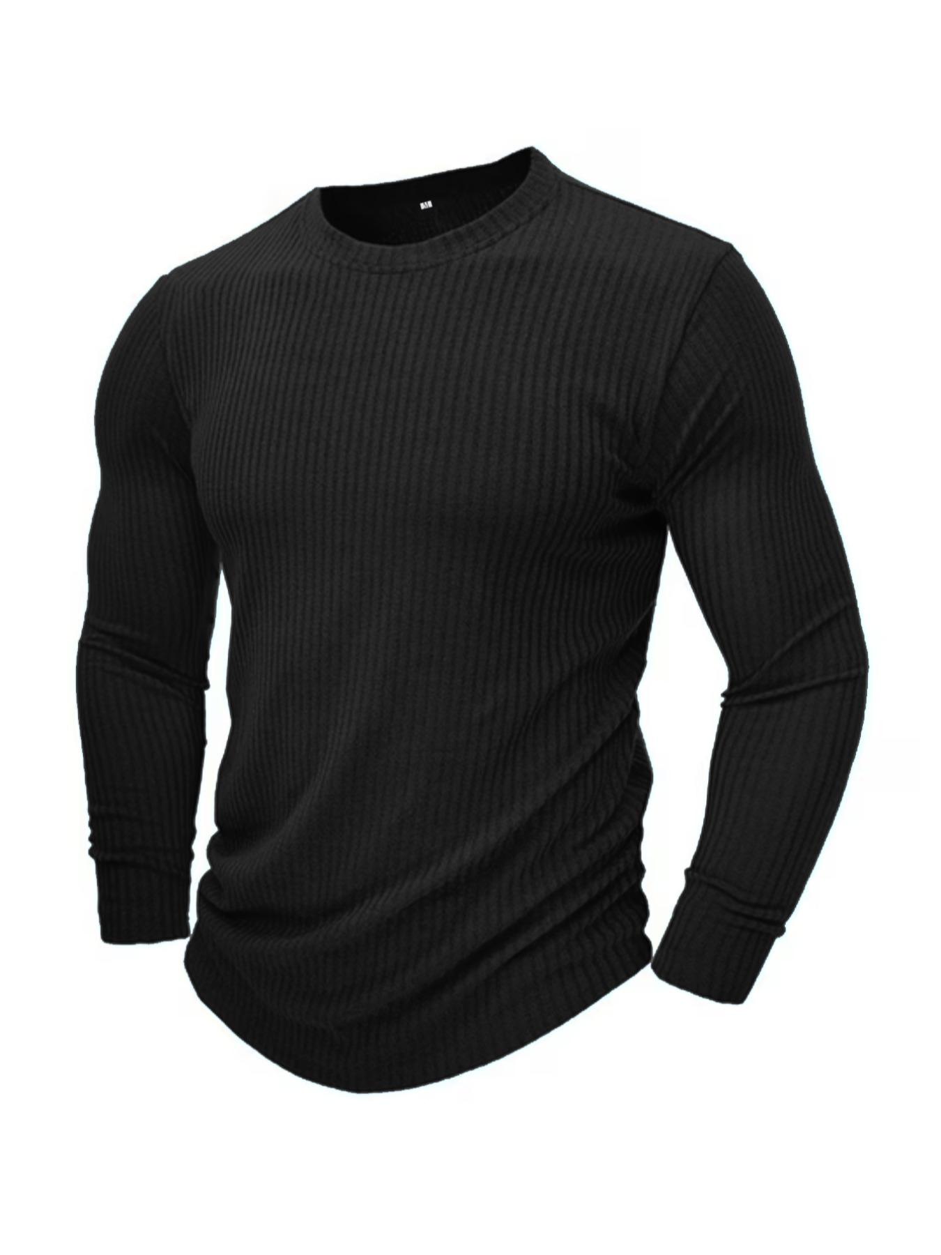 Heren trui met ronde hals, lan - Men Formal Wear Shirts recensie en prijs