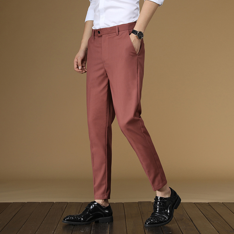 Zomer Pak Broek Mannen Rood Zw - Men Formal Wear For Summer recensie en prijs