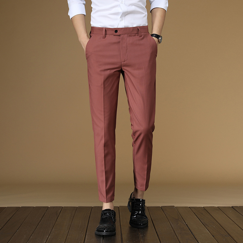 Zomer Pak Broek Mannen Rood Zw - Men Formal Wear For Summer recensie en prijs