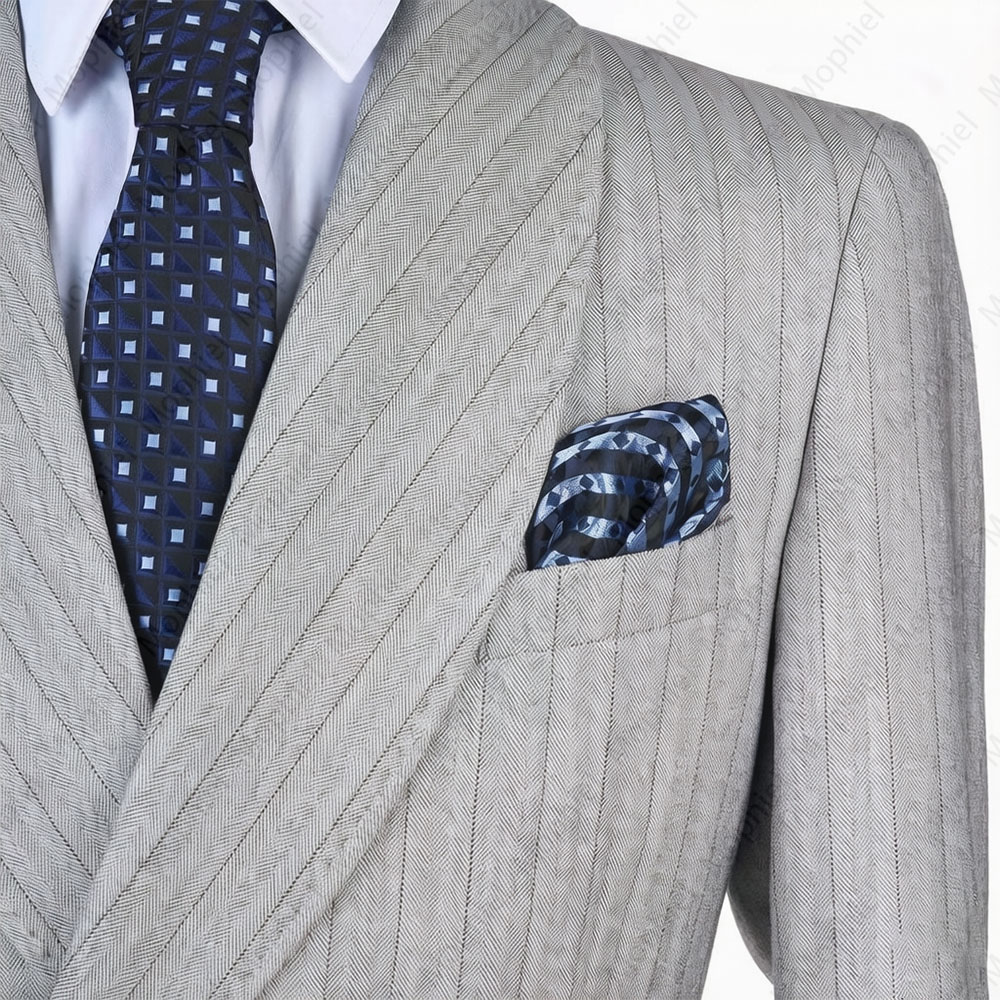Mophiel Lichtgrijs Herenpak Ge - Men Formal Wear Wedding recensie en prijs