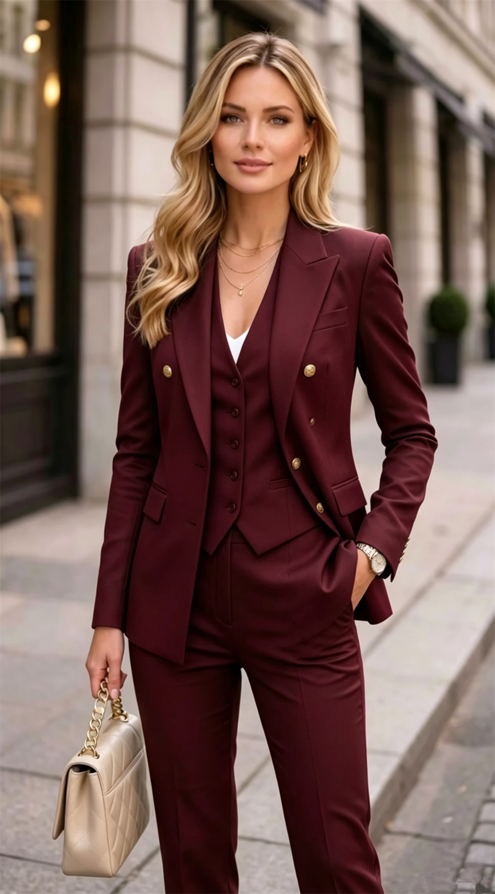 Lavendel Dames Dubbelgespeld 2 - Double Breasted Blazer recensie en prijs