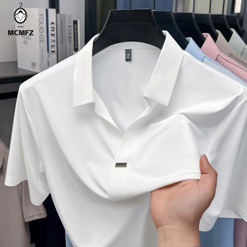 Eenvoudige verborgen knoopslui - Men Formal Wear For Summer recensie en prijs