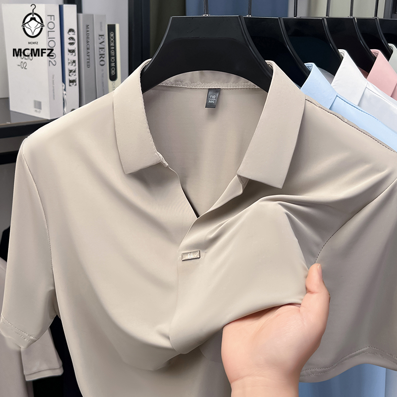 Eenvoudige verborgen knoopslui - Men Formal Wear For Summer recensie en prijs