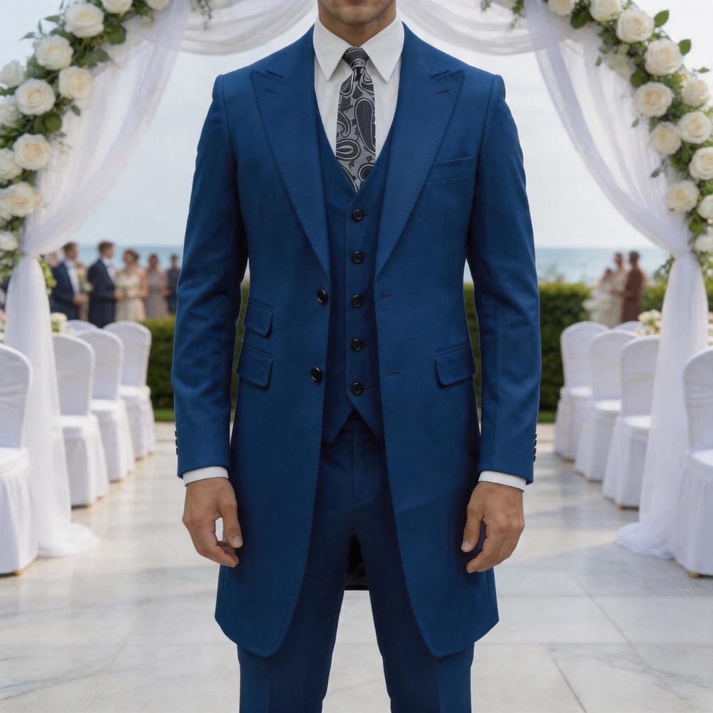 Slankgesneden 3-delige formele - Men Formal Wear For Summer recensie en prijs