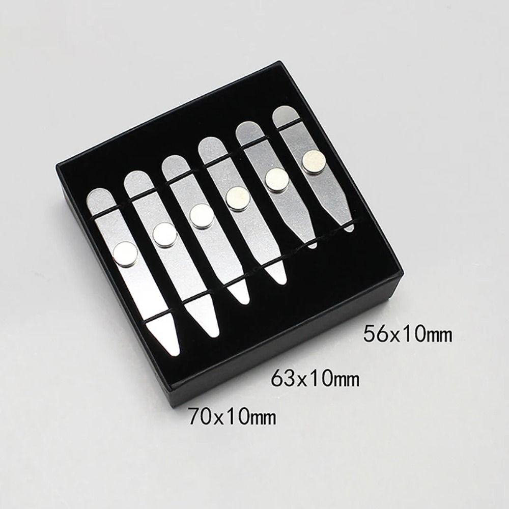 6 stuks nieuwe magnetische kra - Collar Stay Metal recensie en prijs