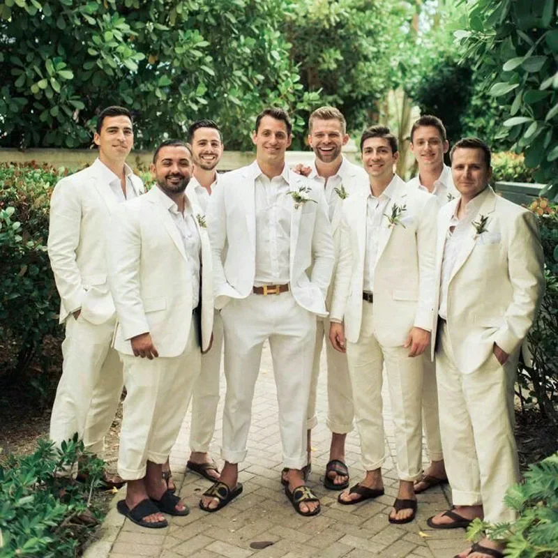 Linnen Bruiloft Smoking Voor M - Men Formal Wear For Summer recensie en prijs