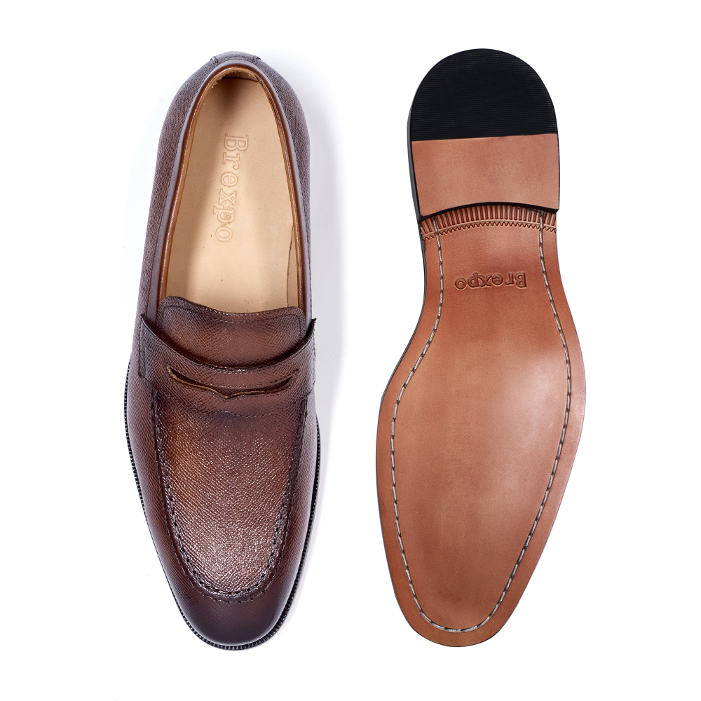 Luxe instapschoenen voor heren - Men Formal Wear Brown recensie en prijs