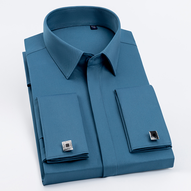 Heren overhemd met Franse manc - Men Formal Wear Shirts recensie en prijs