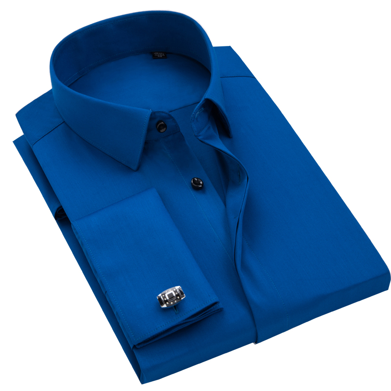 Heren overhemd met Franse manc - Men Formal Wear Shirts recensie en prijs