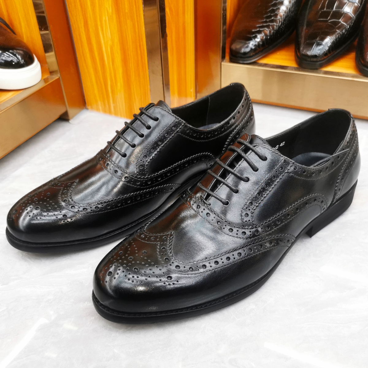 Luxe herenkleding schoenen ech - Men Formal Wear Brown recensie en prijs